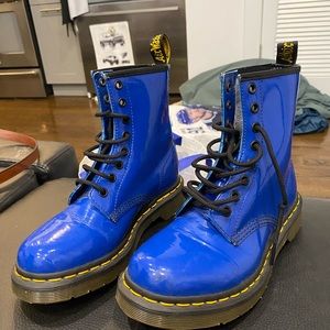 Blue dr.martens wore 3 times but too small !